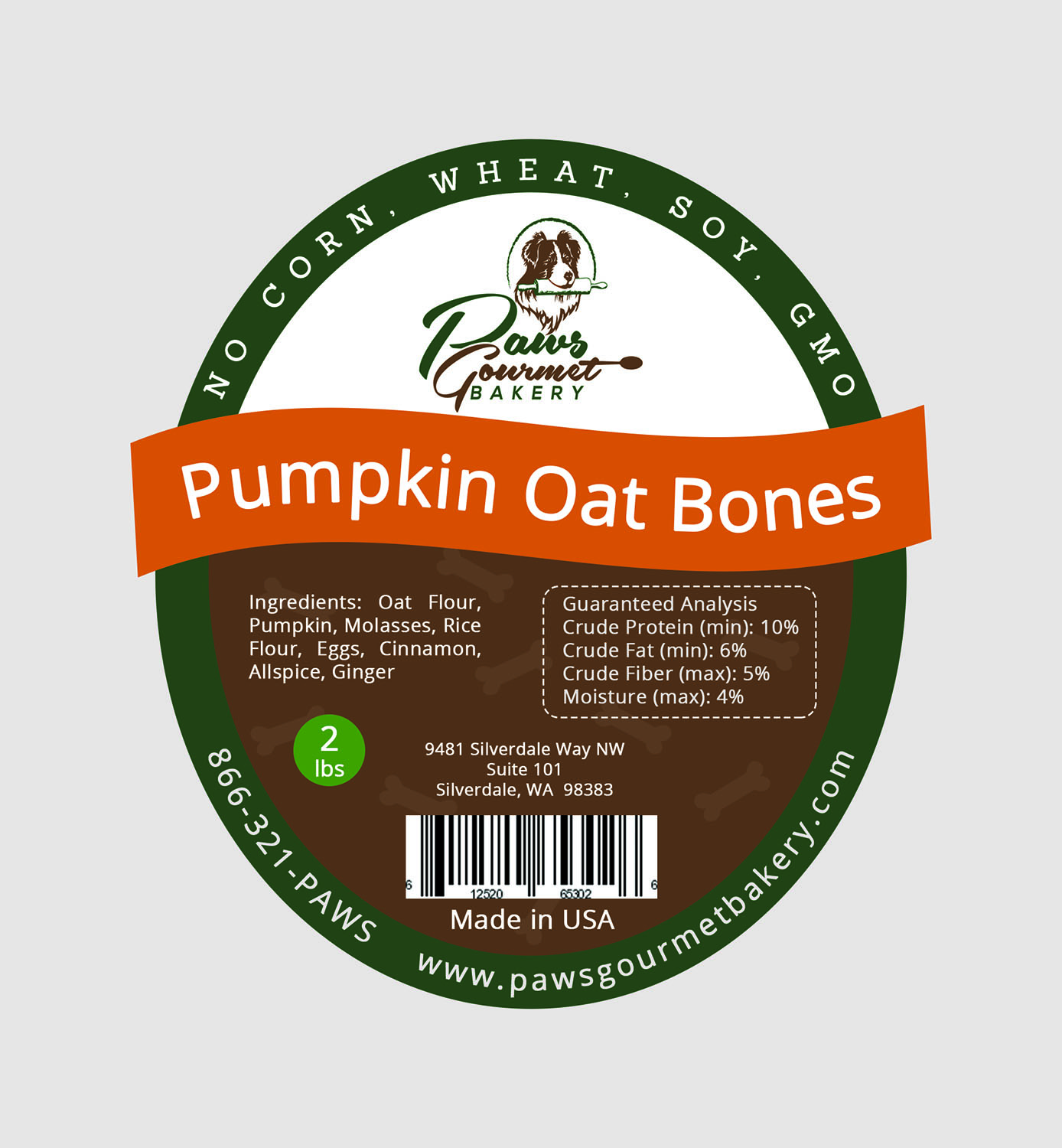 Label Design by maricreatives for Paws Gourmet Bakery | Design #13997290