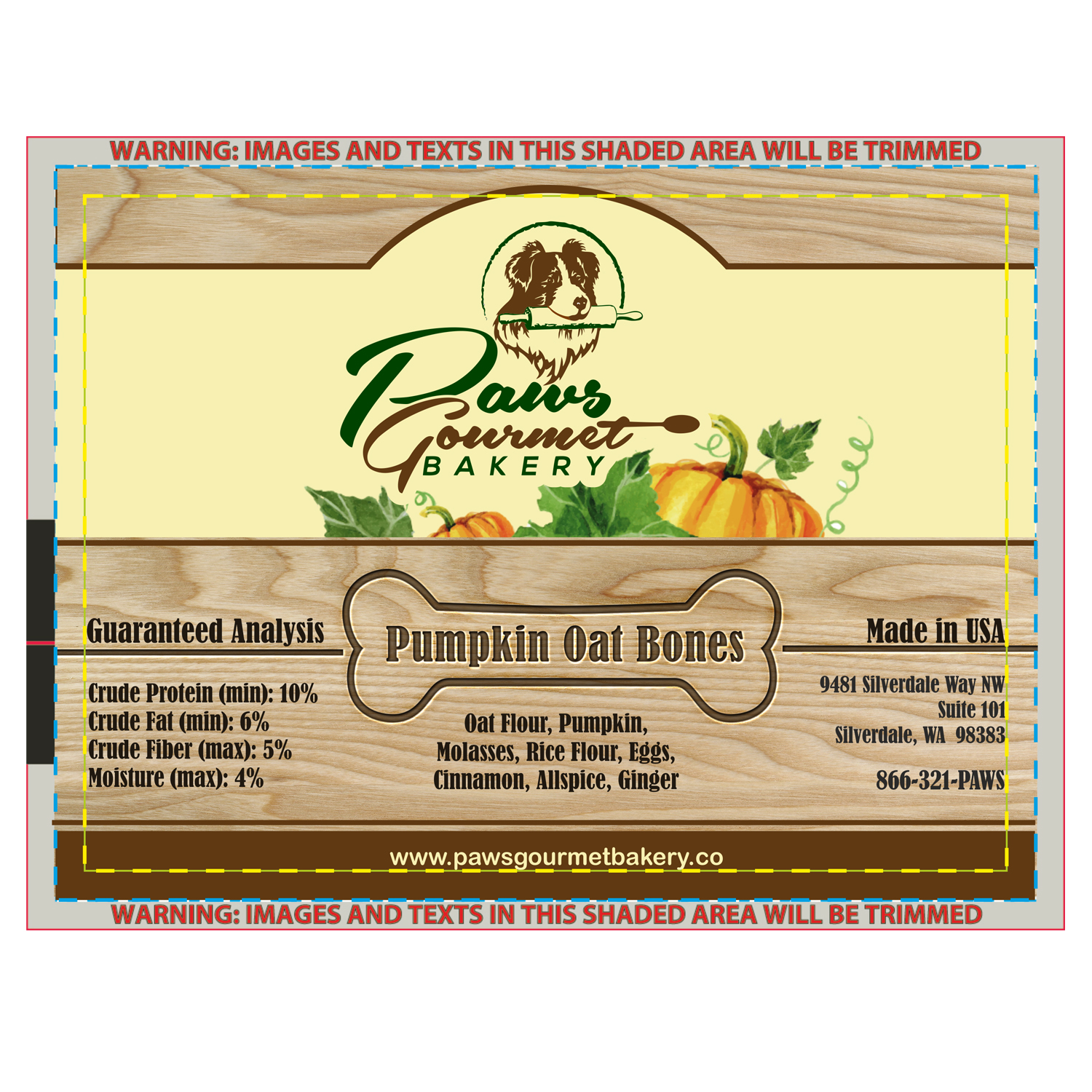 Design Étiquette par Polina_pro pour Paws Gourmet Bakery | Design #13946285