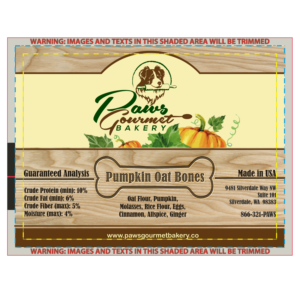 Label Design by Polina_pro for Paws Gourmet Bakery | Design: #13946285