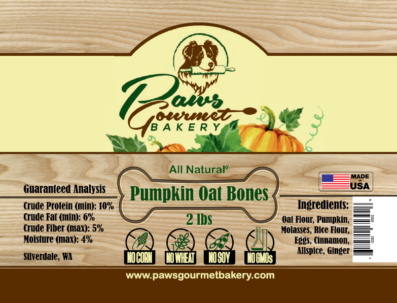 Label Design by Polina_pro for Paws Gourmet Bakery | Design #14086554