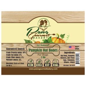 Label Design by Polina_pro for Paws Gourmet Bakery | Design: #14101513