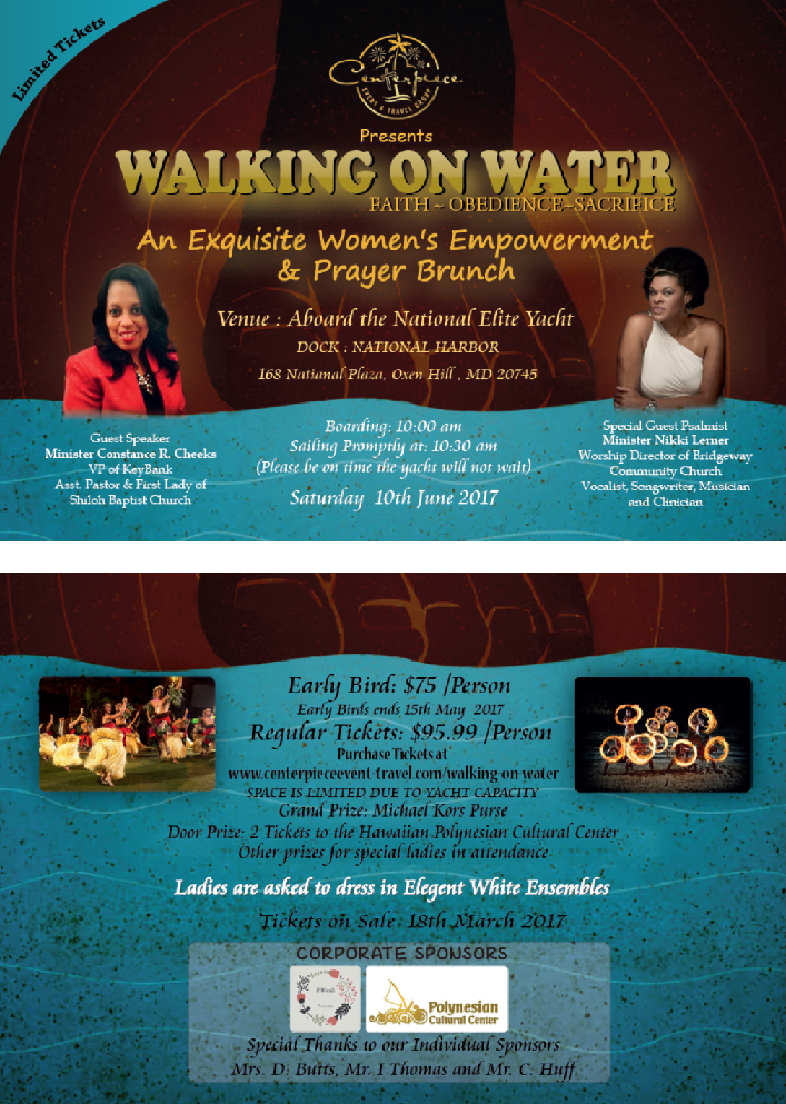 Flyer Design by Ashish for Centerpiece Event & Travel Gp | Design #14178279