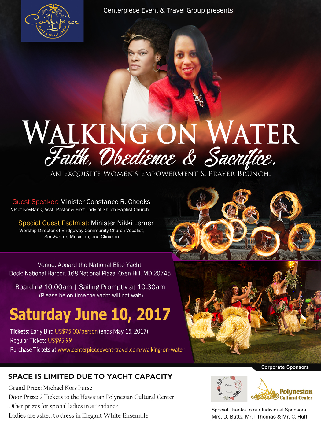 Flyer Design by Gfx.26™ for Centerpiece Event & Travel Gp | Design #13972753