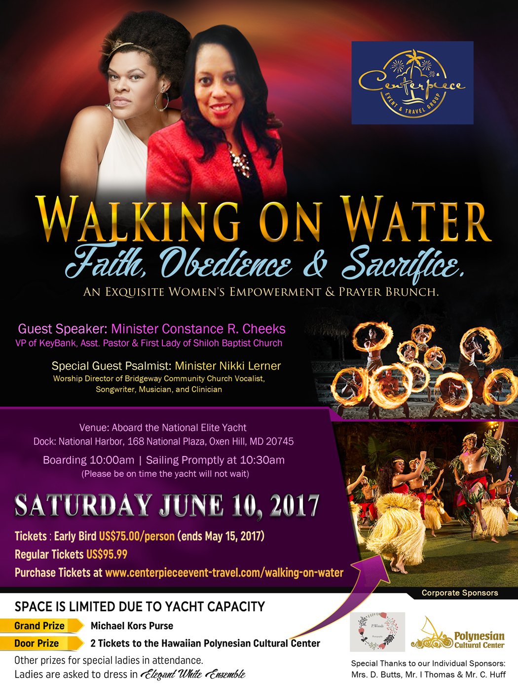 Flyer Design by Gfx.26™ for Centerpiece Event & Travel Gp | Design #14012681