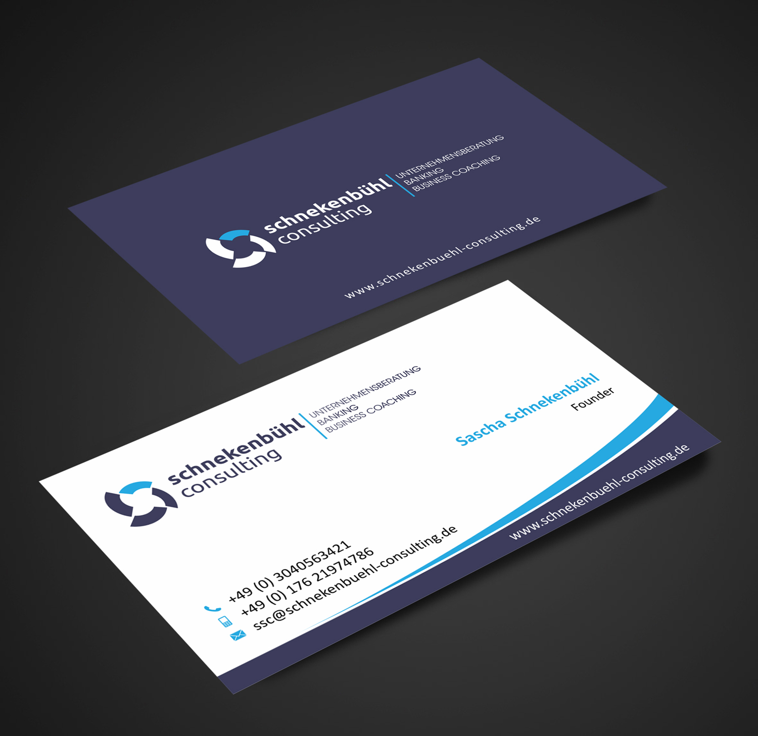 Business Card Design by SKYdesign for schnekenbühl consulting | Design #13942333