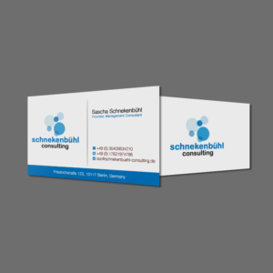 Design de Carte de Visite par Lanka Ama pour schnekenbühl consulting | Design : #13941729