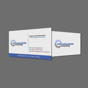 Design de Carte de Visite par Lanka Ama pour schnekenbühl consulting | Design : #13941730