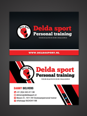 Visitenkarten-Design von Sandaruwan für Personal-trainer.nl | Design #13934951