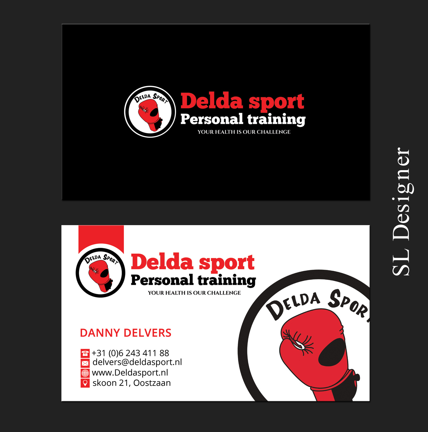 Business Card Design by SL Designer for Personal-trainer.nl | Design #13929478