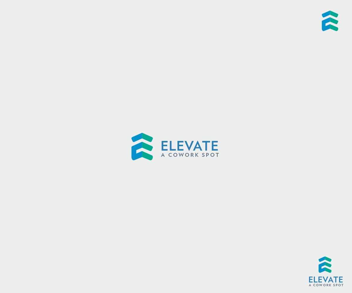 Logo Design by King Cozy for Elevate - a cowork spot | Design #13947867