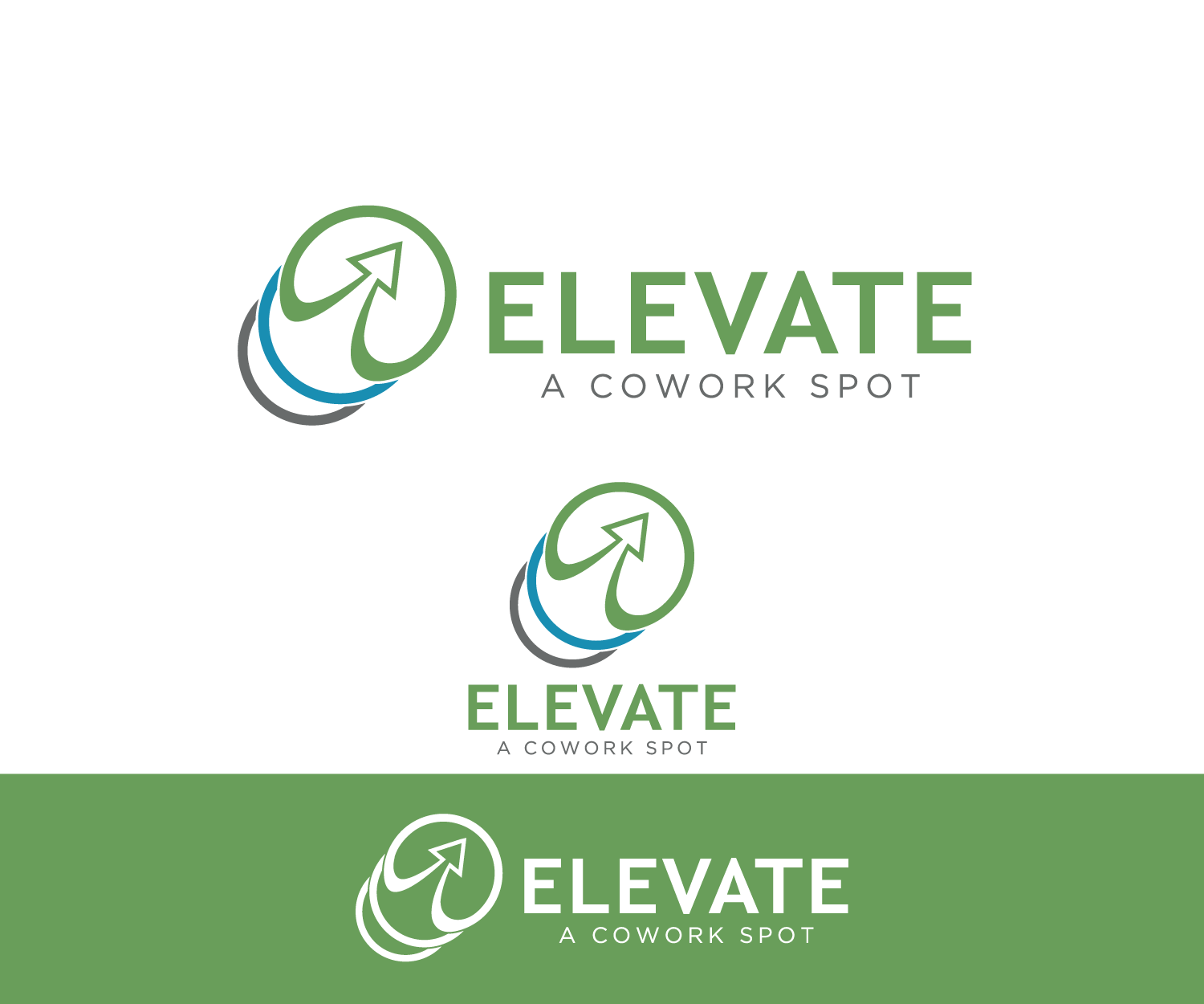Logo Design by Mario for Elevate - a cowork spot | Design #13938273