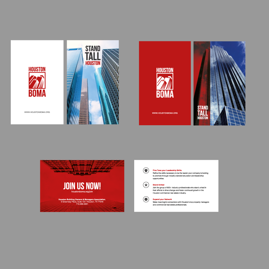 Card Design by Kolor for Houston BOMA | Design #14140572