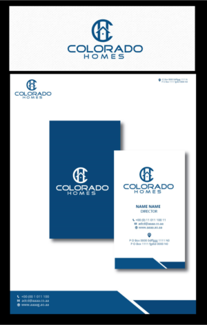 Logo Design by zebronicgraphic for Colorado Homes | Design: #14017727