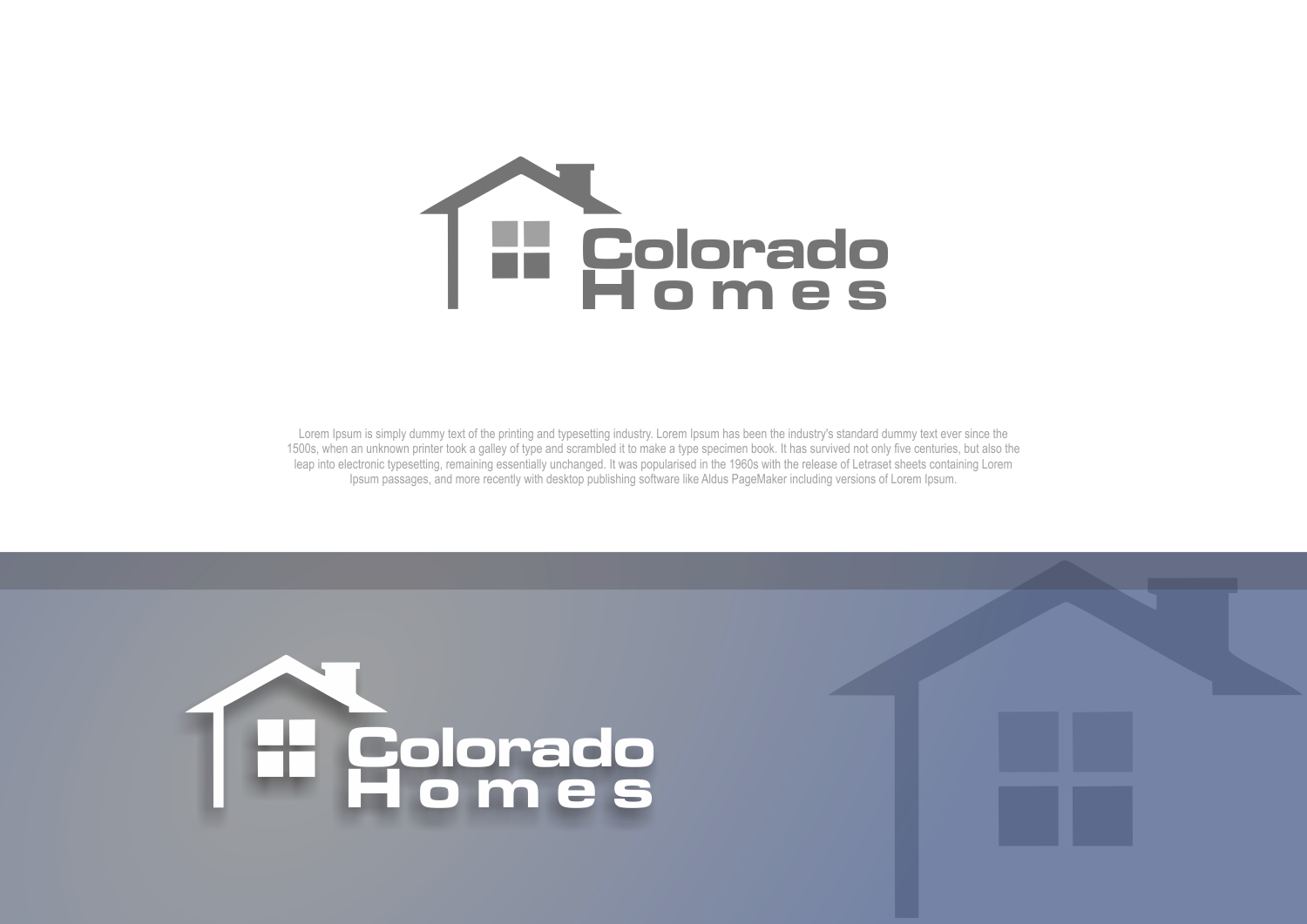 Logo Design by metromini1407 for Colorado Homes | Design #13997374