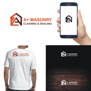 Logo-Design von webeezine für A Plus Masonry | Design: #13987761