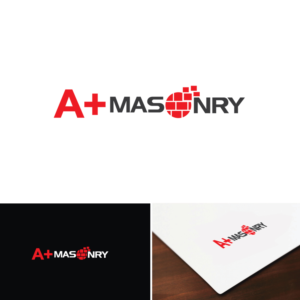 Logo-Design von e-graphics für A Plus Masonry | Design: #14000199