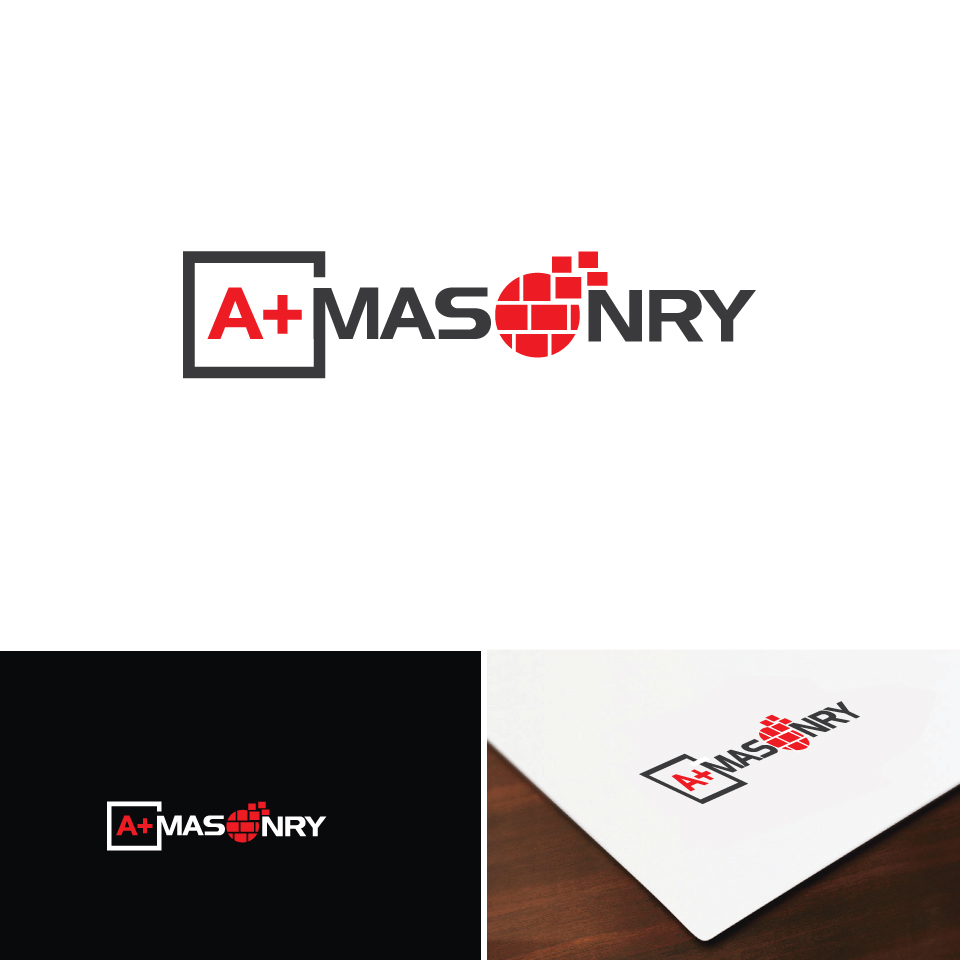 Logo Design by e-graphics for A Plus Masonry | Design #14000200