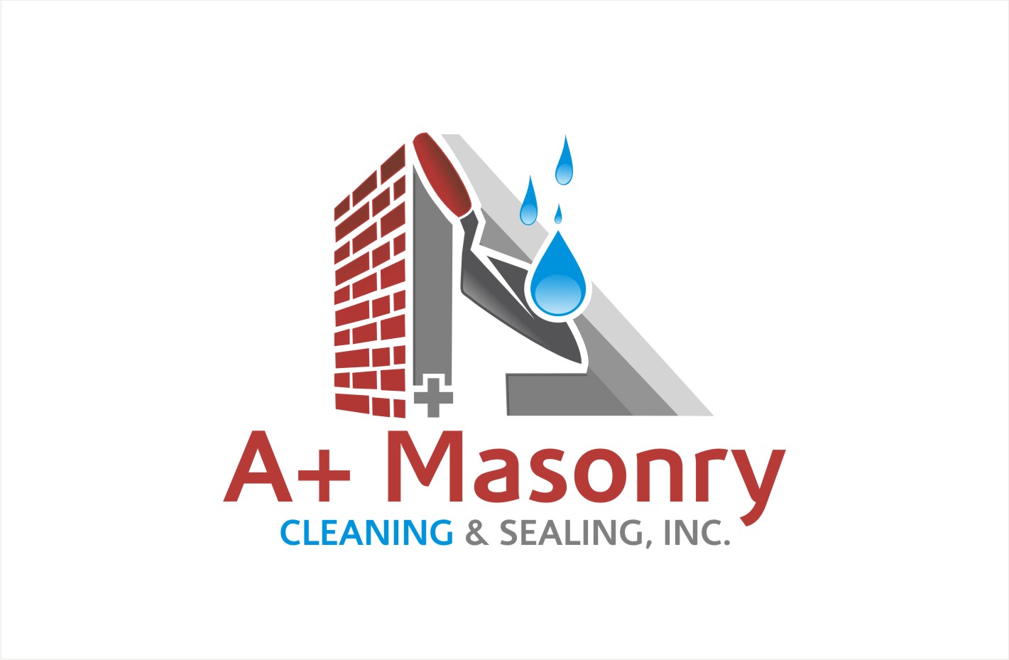 Logo Design by Soul Light for A Plus Masonry | Design #13995742