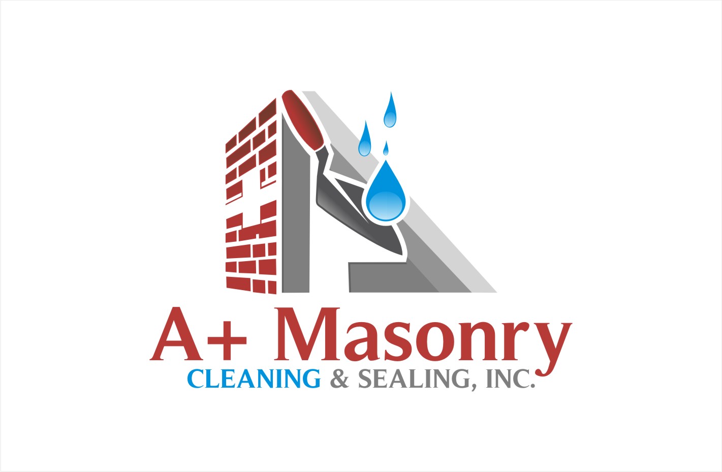 Logo Design by Soul Light for A Plus Masonry | Design #13995744