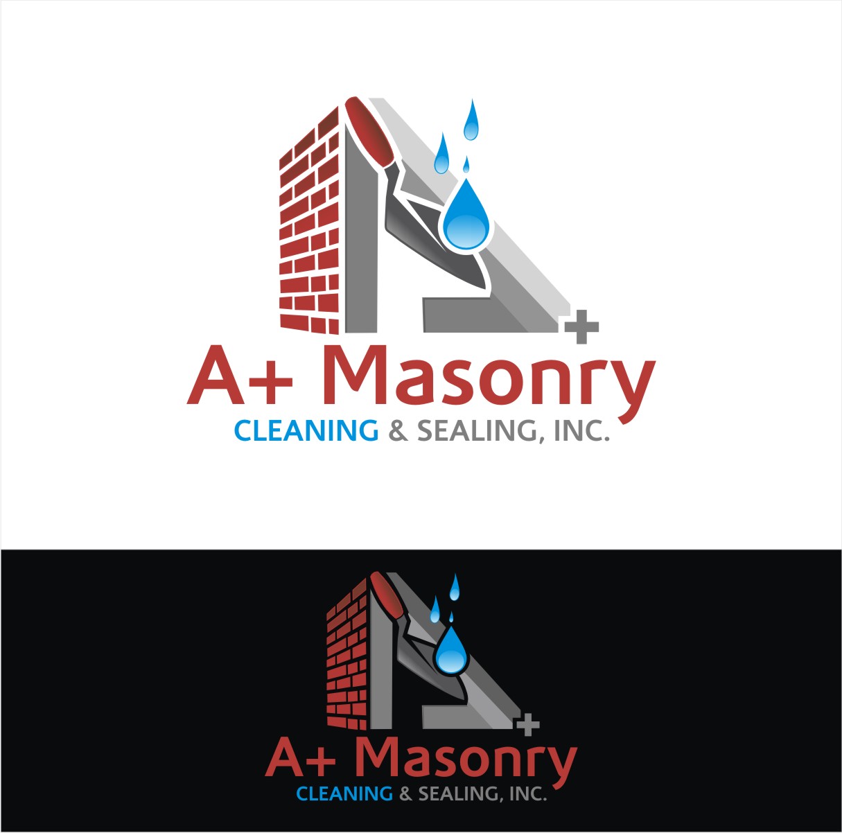 Logo Design by Soul Light for A Plus Masonry | Design #14009563