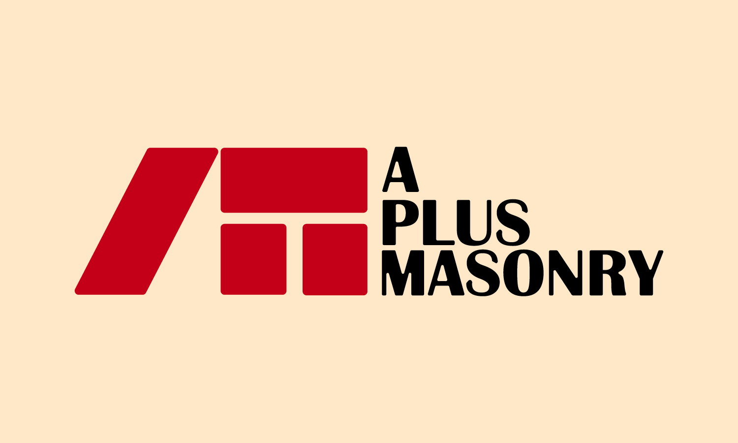 Logo Design by georgeharmondesigns for A Plus Masonry | Design #13993459