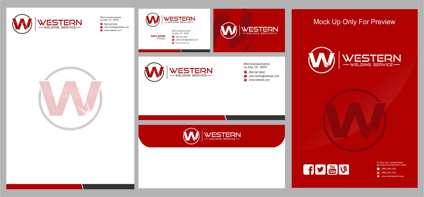 Design de Carte de Visite par Graphic Media pour Western Welding Service | Design #13955994