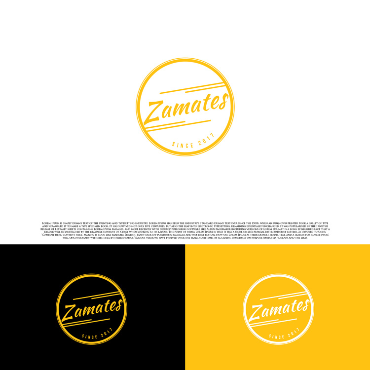 Logo Design by DesignDUO for ZAMATES | Design #14055394