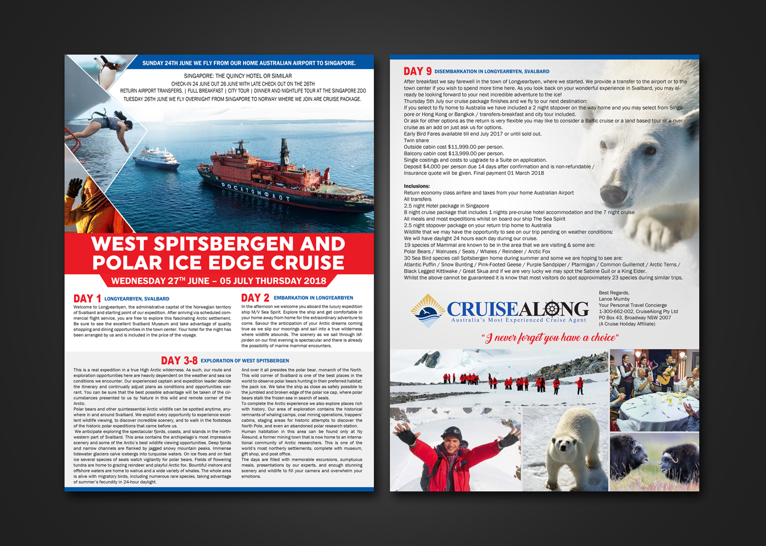 Diseño de Flyer por Gfx.26™ para CruiseAlong Pty Ltd | Diseño #14063728