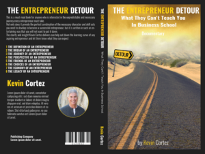 The Entrepreneur Detour Book Cover | Book Cover Design by Marta van Eck