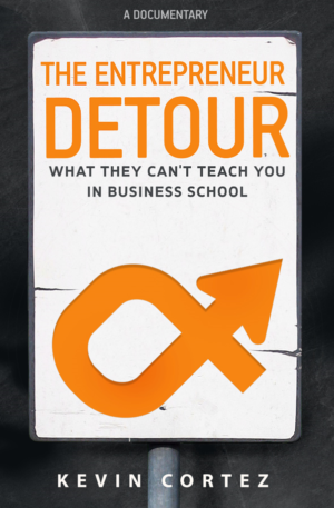 The Entrepreneur Detour Book Cover | Book Cover Design by Tatlin