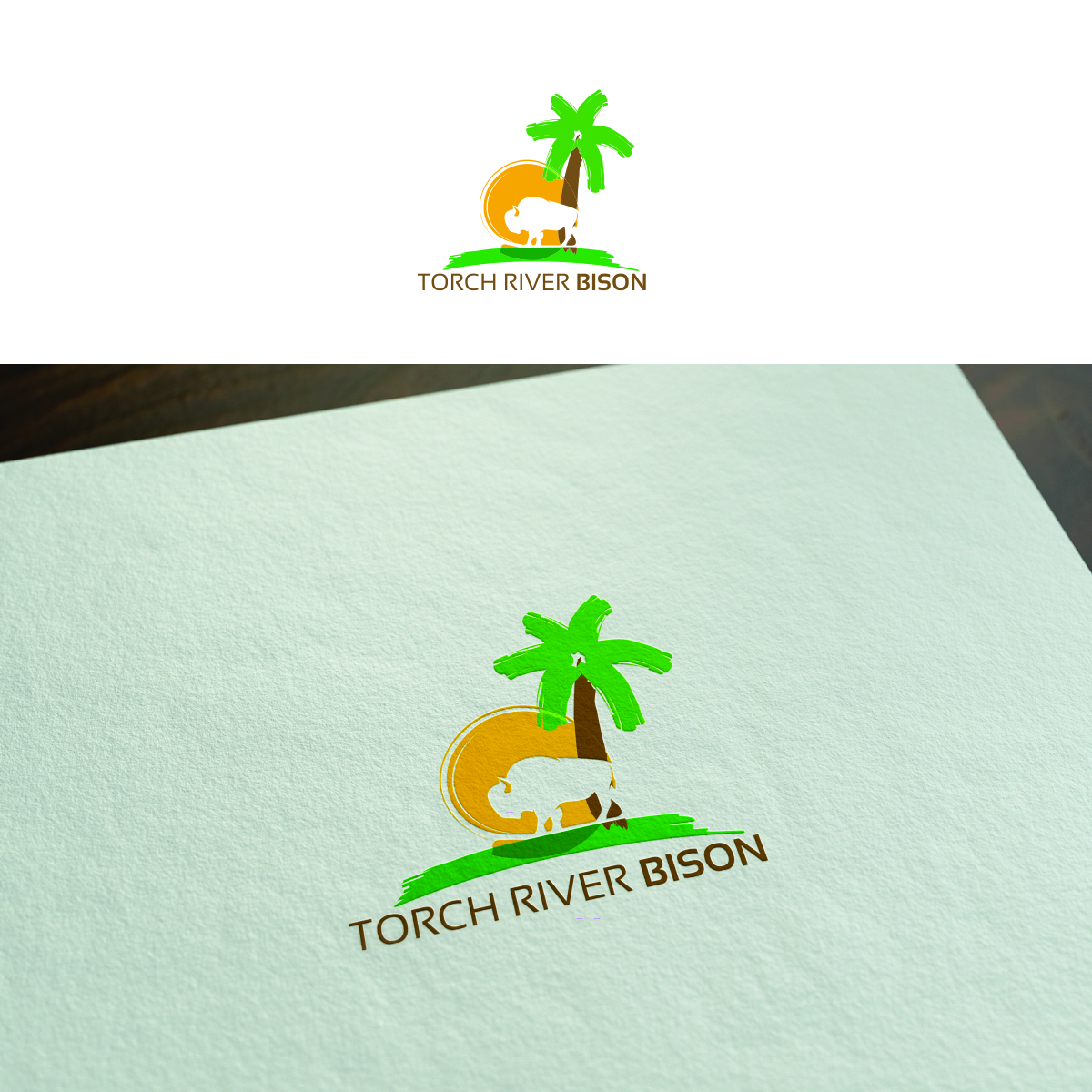 Logo Design by cb1318 for Torch River Bison | Design #14186927