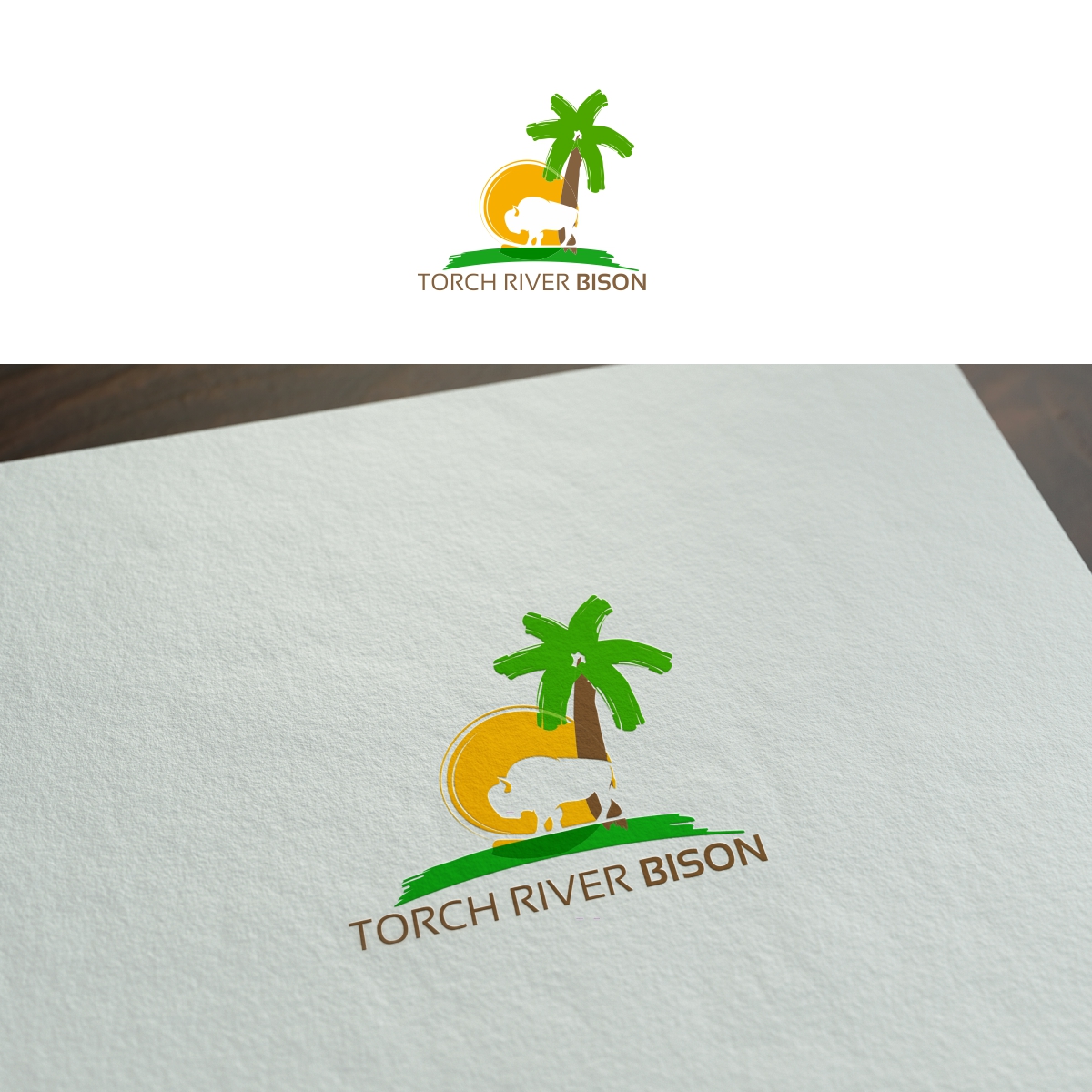 Logo Design by cb1318 for Torch River Bison | Design #14186931