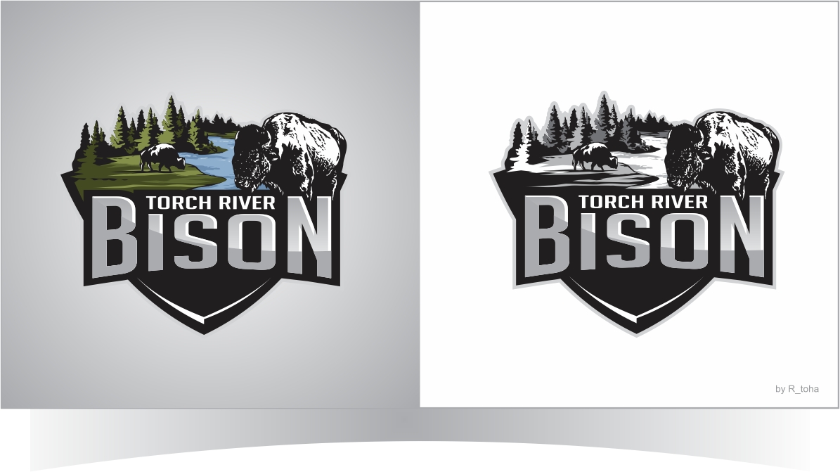 Logo Design by r-toha for Torch River Bison | Design #14341553