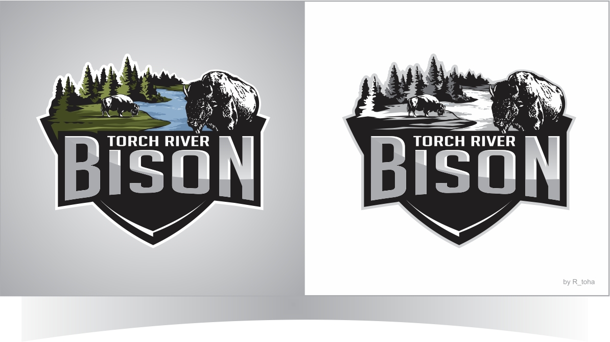 Logo Design by r-toha for Torch River Bison | Design #14364666