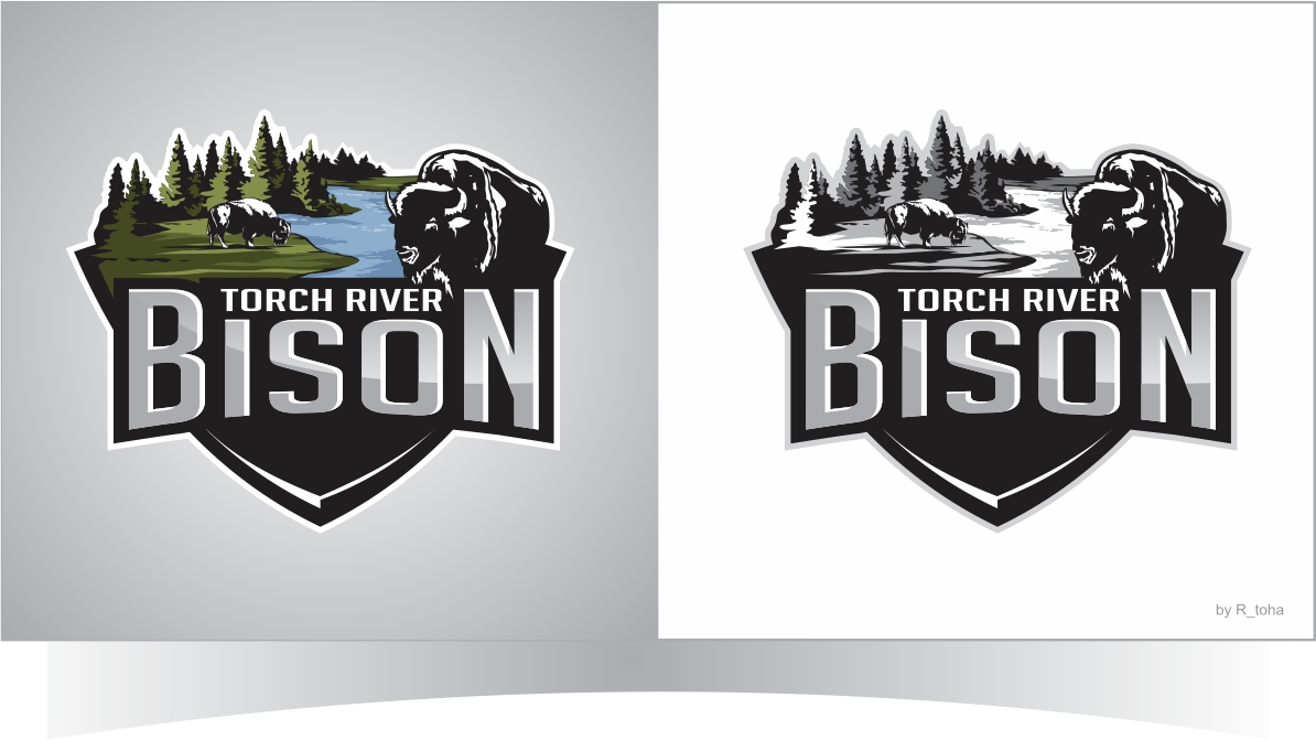 Logo Design by r-toha for Torch River Bison | Design #14367325