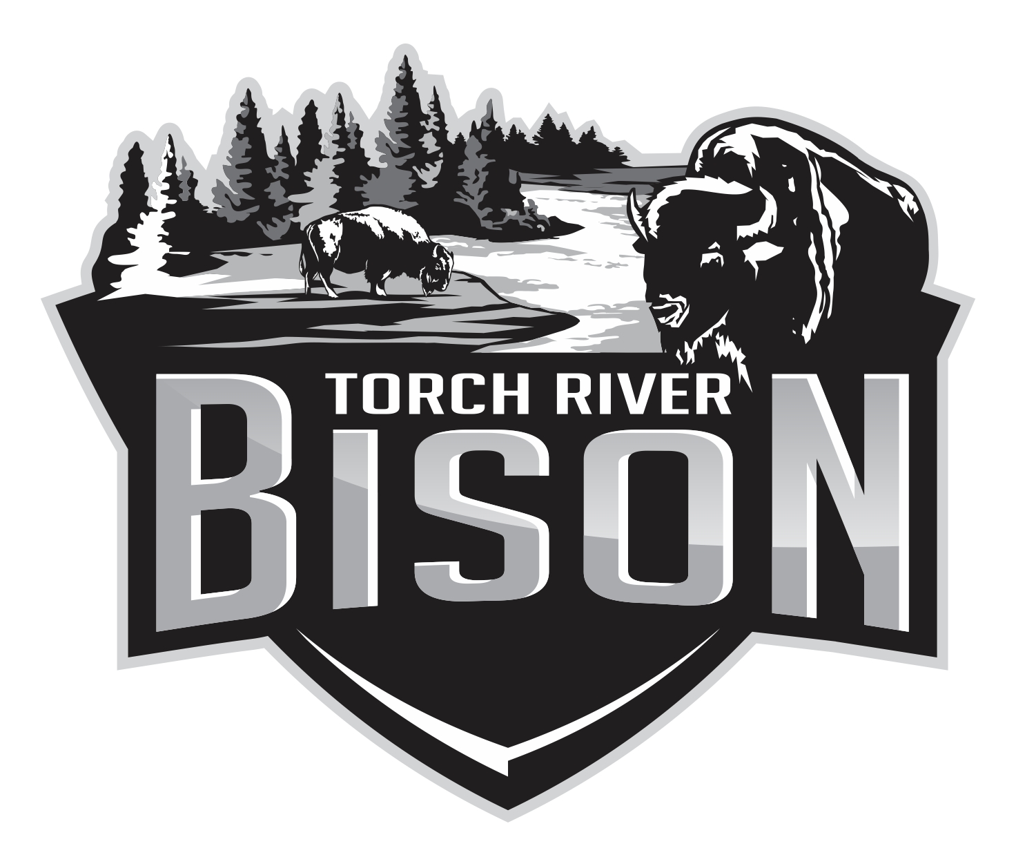 Logo Design by r-toha for Torch River Bison | Design #14378709