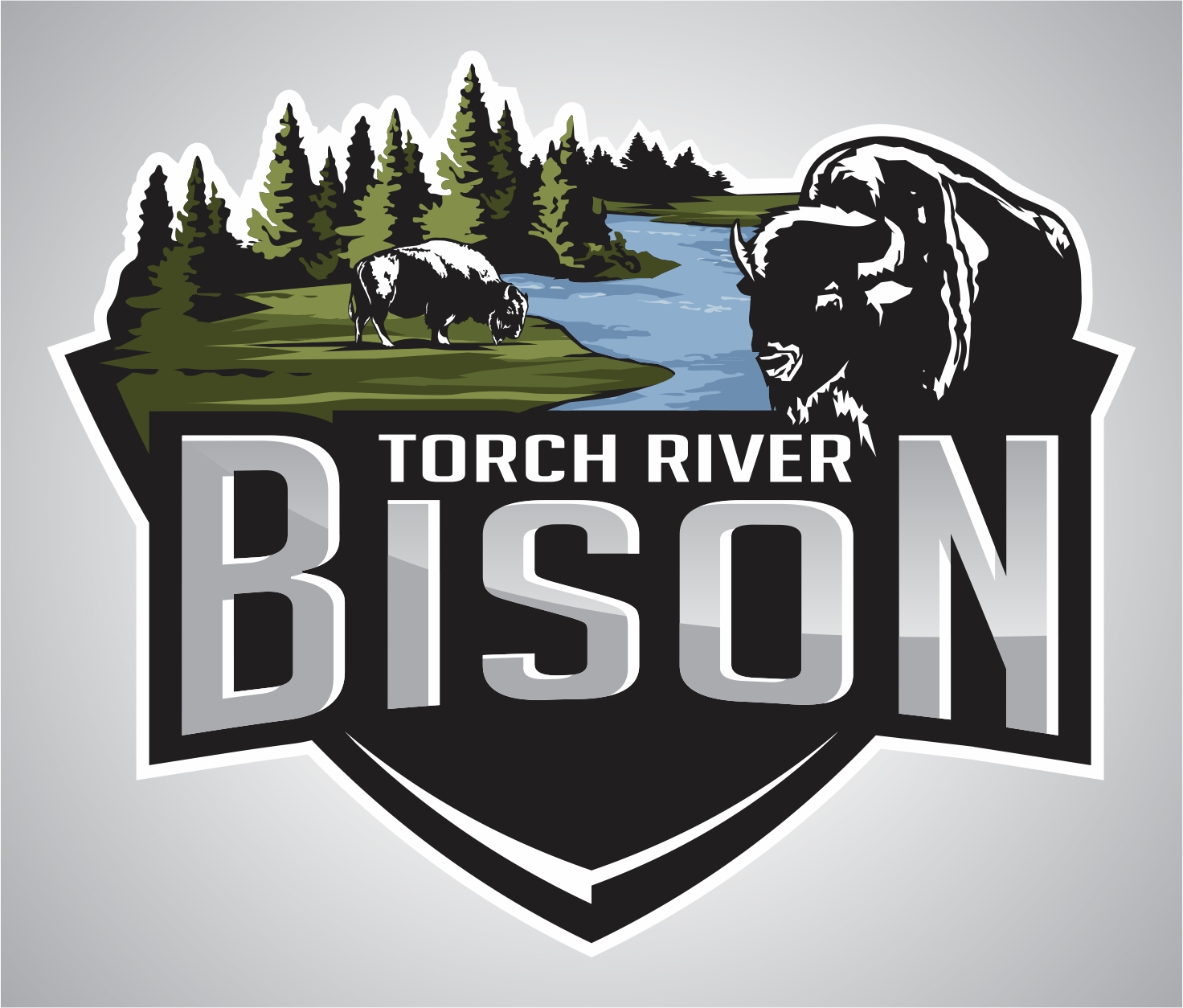 Logo Design by r-toha for Torch River Bison | Design #14378710