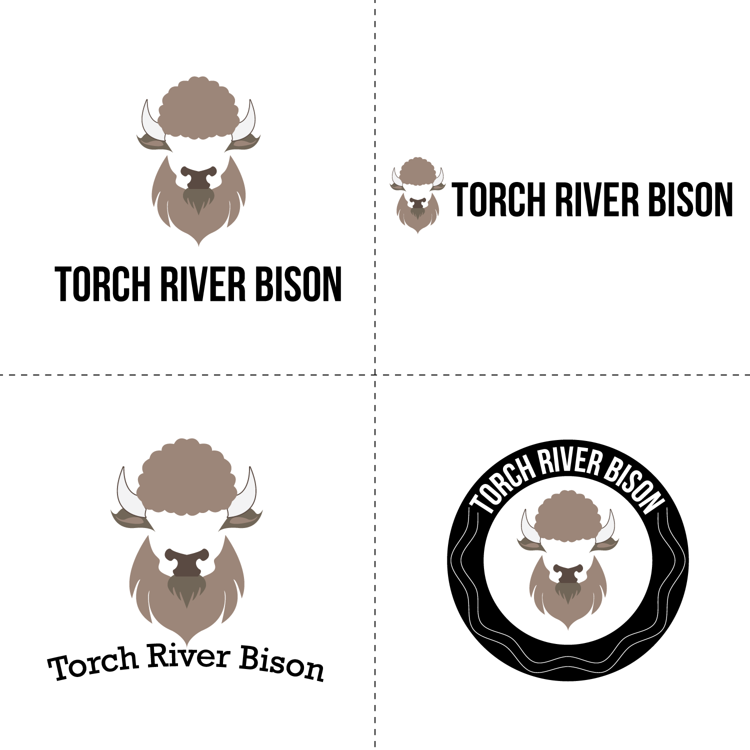 Diseño de Logo por iambolutife para Torch River Bison | Diseño #14163353