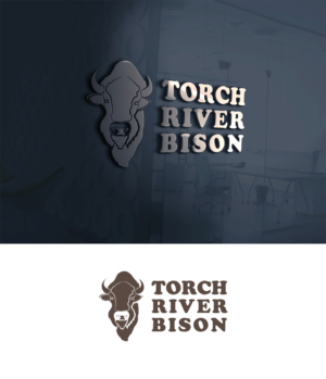 Logo Design by herumason for Torch River Bison | Design #14163544