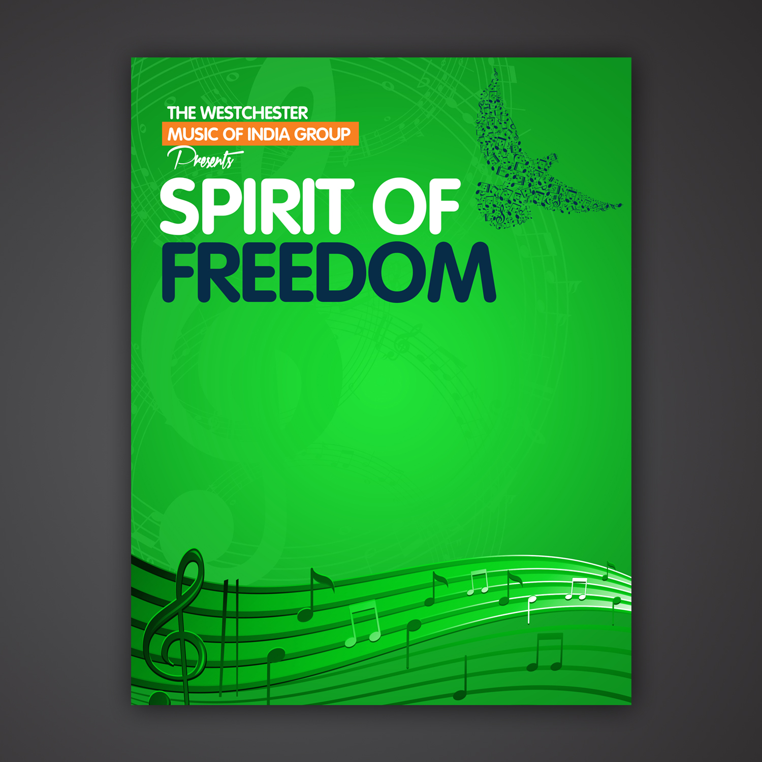 Diseño de Flyer por Mariyam Khan para Westchester Music of India Group | Diseño #14074905
