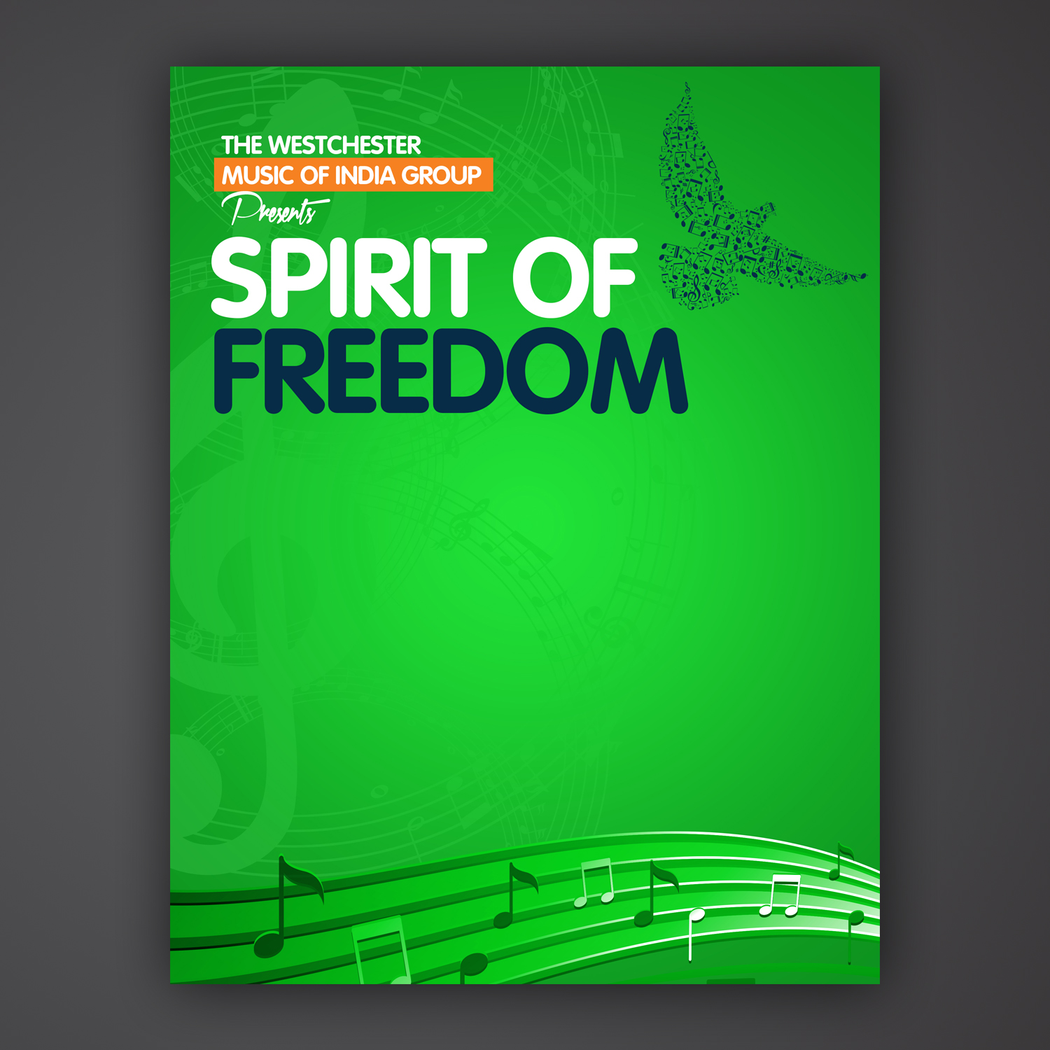 Diseño de Flyer por Mariyam Khan para Westchester Music of India Group | Diseño #14076590