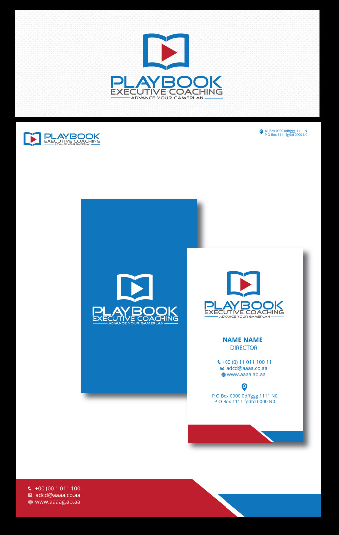 Diseño de Logo por zebronicgraphic para PlayBook Executive Coaching, LLC. | Diseño #13962473