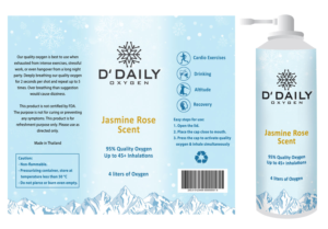 Design Étiquette par ordelya.nicole pour DAILY OXYGEN CO., LTD. | Design #14141183