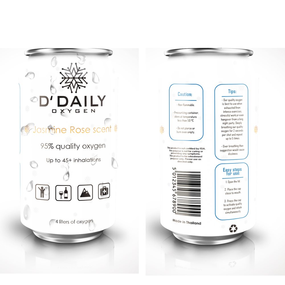 Design Étiquette par zayed Imam pour DAILY OXYGEN CO., LTD. | Design #14178464