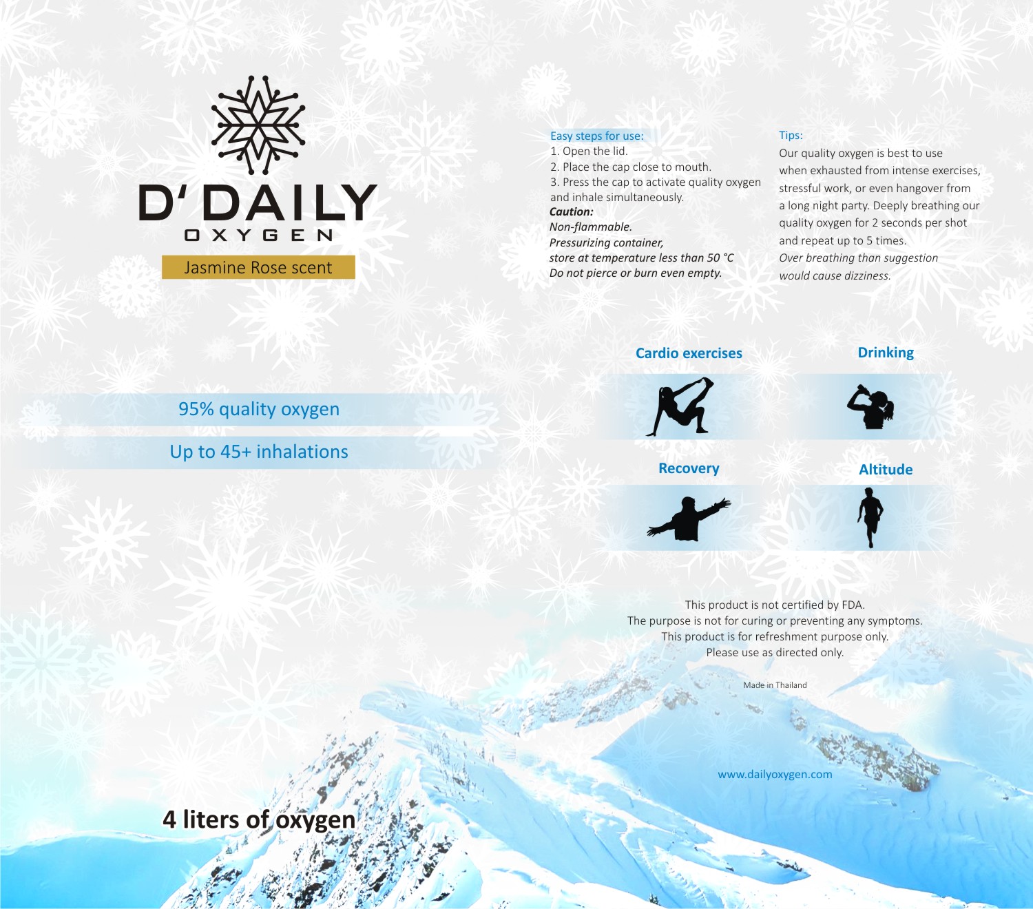 Design Étiquette par nkseenaiah pour DAILY OXYGEN CO., LTD. | Design #14177480