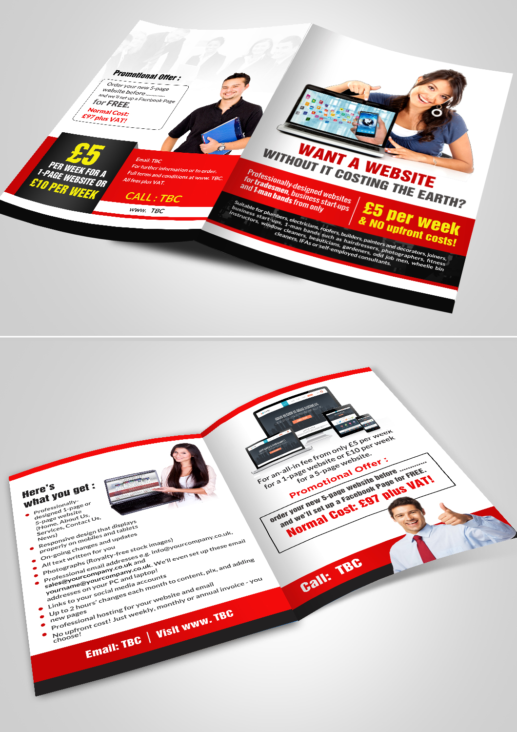 Flyer Design by debdesign for Red Flame Marketing | Design #14003344