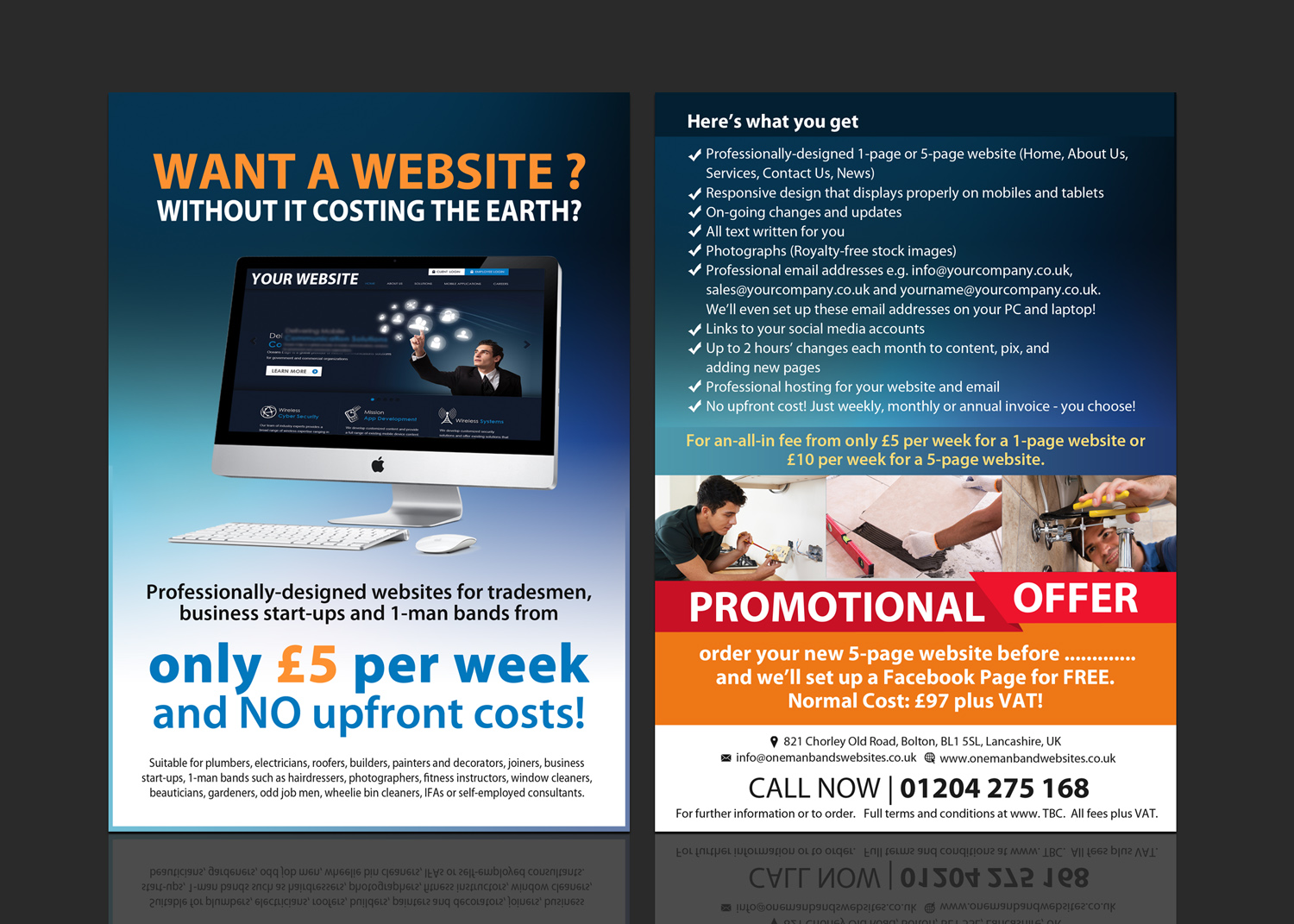 Design de Flyer par Gfx.26™ pour Red Flame Marketing | Design #14091885