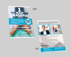 Design of a promotional offer flyer required to promote low-cost websites to 1-man band businesses | Flyer Design by Lesaba Design