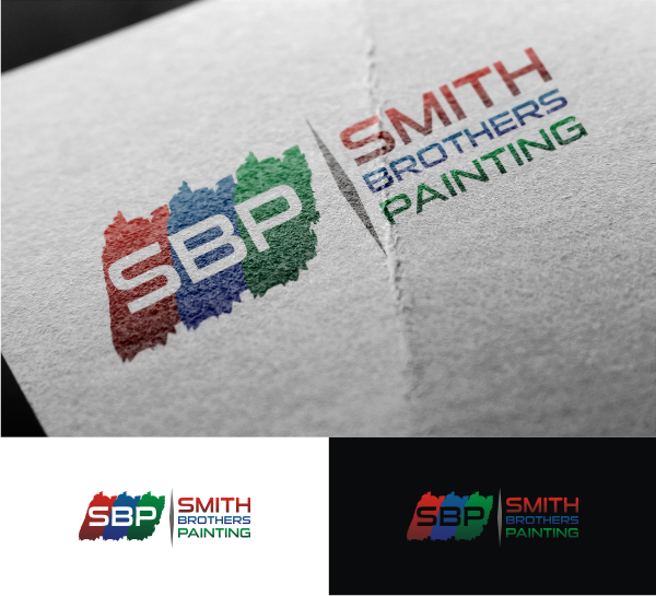 Logo Design by T I K H E - L M W for Smith Brothers Painting | Design #14033596