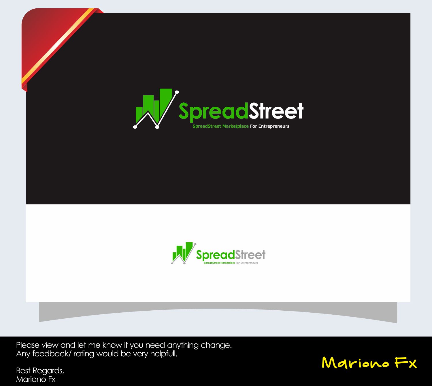 Logo Design by Mariono Fx for SpreadStreet | Design #13952469